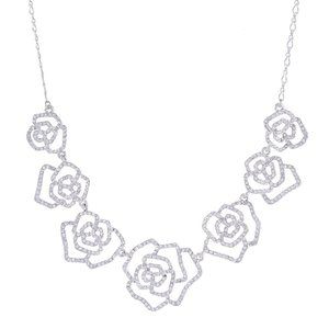 Swarovski Crystals Statement Necklace Earrings Set